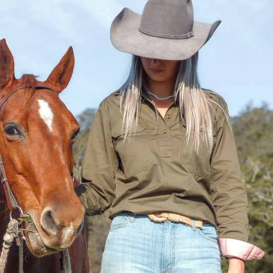 Tenterfield - Half Button Workshirt